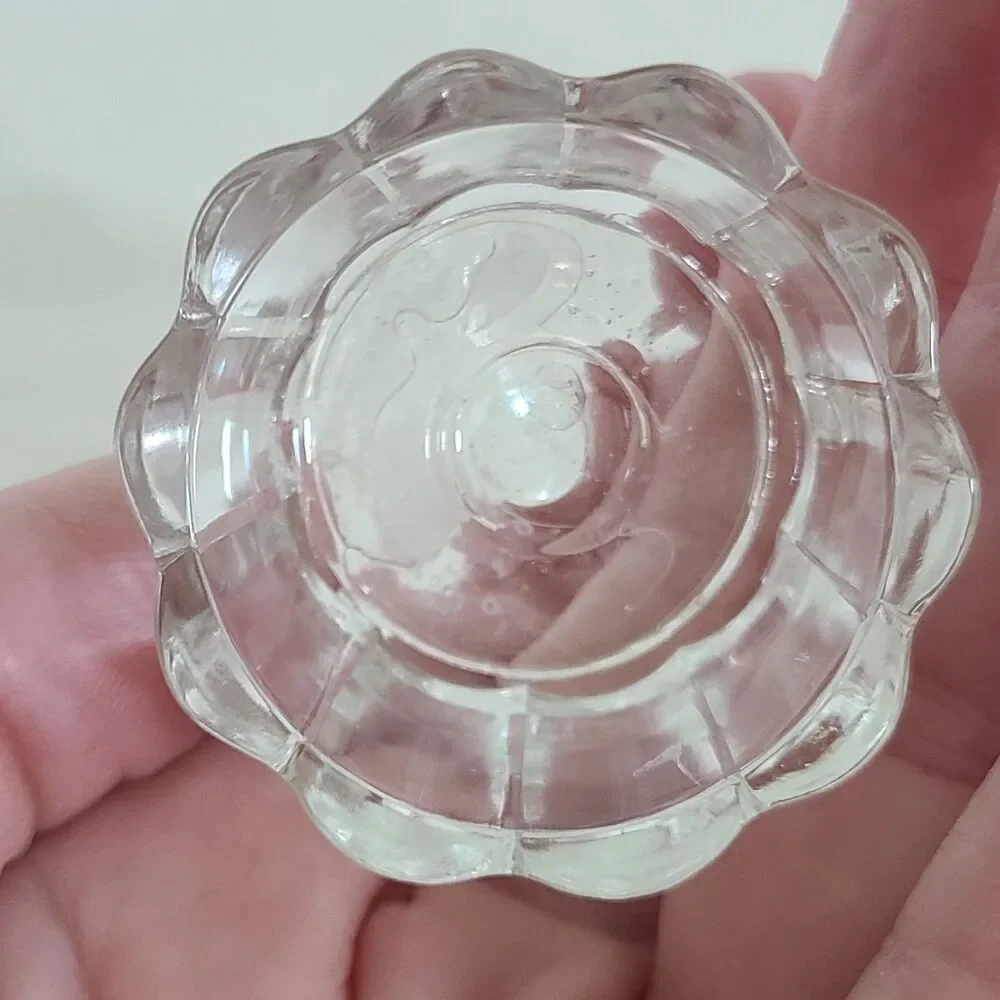 Mini Clear Glass Standing Cross Figurine - 3.5
